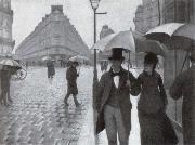 Gustave Caillebotte Mann am Fenster oil painting artist